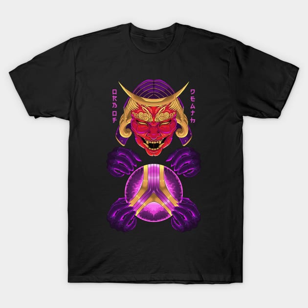 Samurai Orb of Death T-Shirt by VALRON